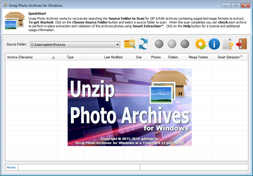 Unzip Photo Archives