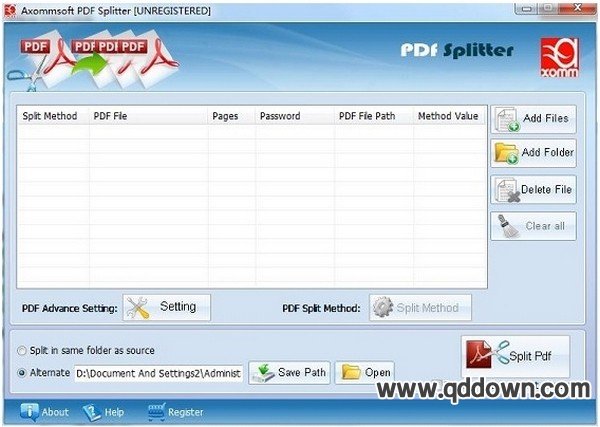 Axommsoft PDF Splitter