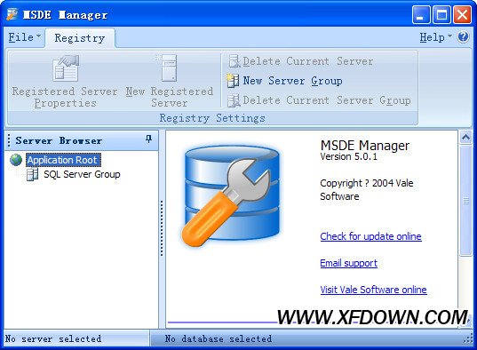 MSDE Manager