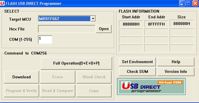 FM3 USB(Fujitsu USB DIRECT Programmer)