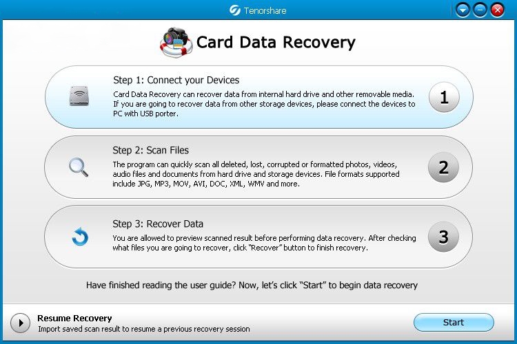 Tenorshare Card Data Recovery