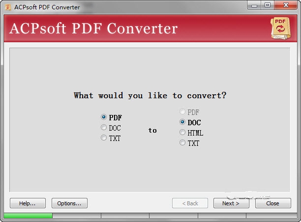 ACPsoft PDF Converter