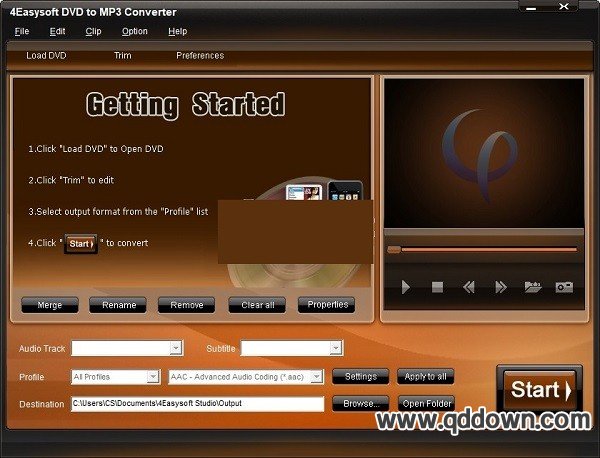 4Easysoft DVD to MP3 Converter